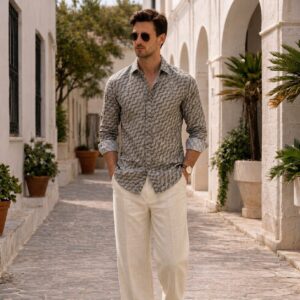 The Alabaster Windowpane Shirt