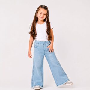 Little Trendsetter Wide-Leg Denim