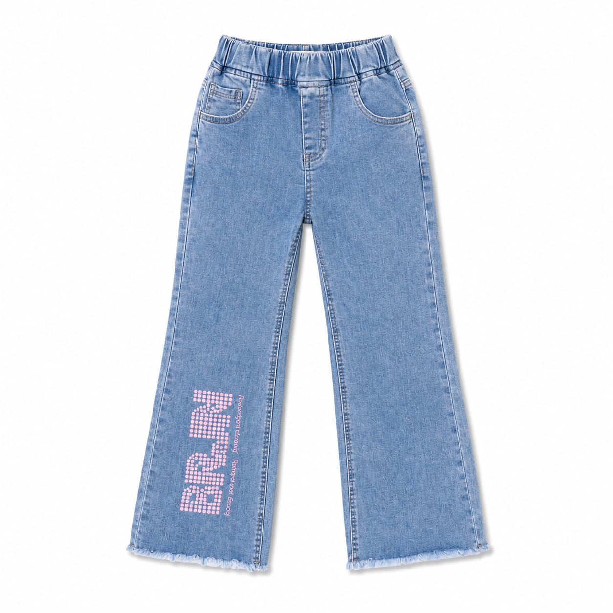 Sparkle Flare Wide-Leg Denim - Image 3